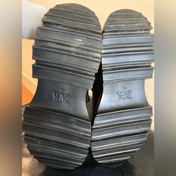 (NEW) Zara ankle boots 7.5 - Picture 6 of 8